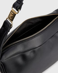 Tommy Hilfiger - Contemporary Shoulder Bag in Black - Open View