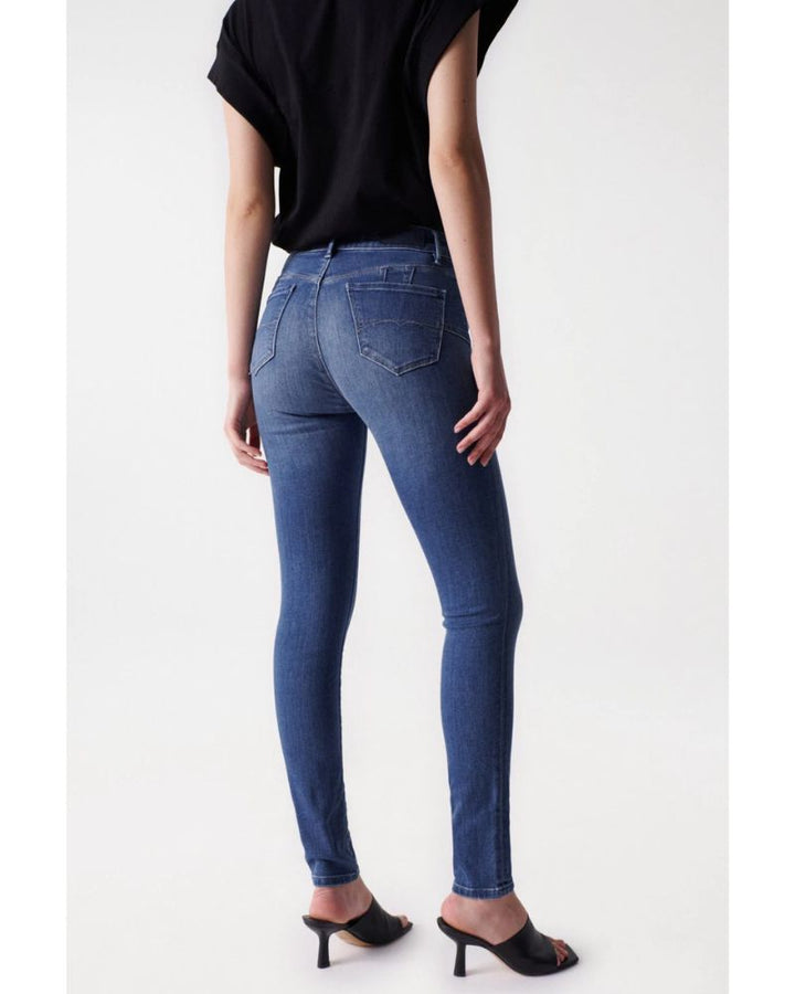 Salsa - Destiny Skinny Jeans in Denim - Rear View