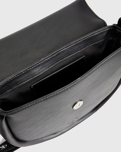 Calvin Klein - Ultralight Saddle Bag in Black - Open View