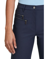 Betty Barclay - Classic Trouser in Navy - Close View