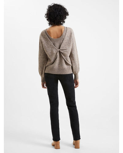 French Connection - Long Sleeve Jumper in Taupe - Rear View