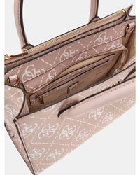 Guess Bags - Rea High Society Satchel in Rose - Close View