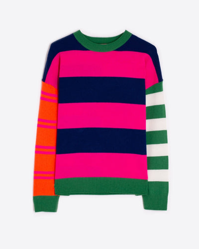 Vilagallo - Fabiola Multi Stripe Jumper