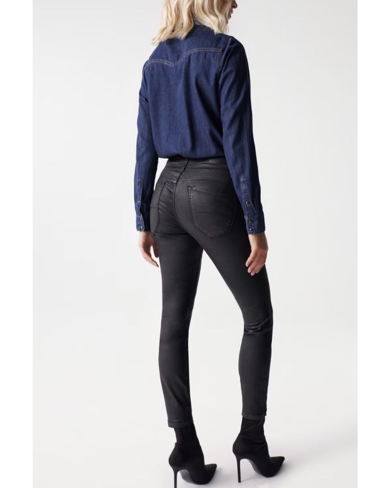 Salsa - Secret Skinny Jeans in Black - Rear View