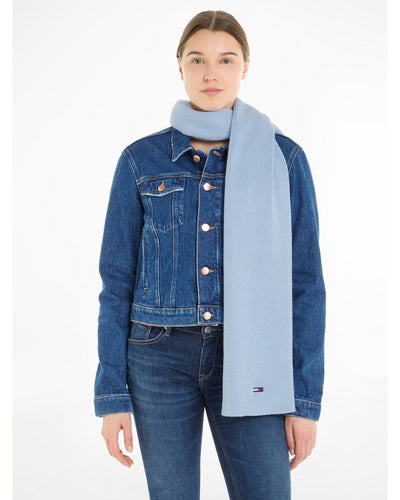 Tommy Hilfiger - Flag Scarf in Baby Blue - Front View