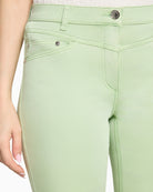 Betty Barclay Casual Trousers foam green waist detail