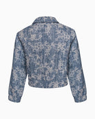 Kimara Lee Jacket Blue Denim back view