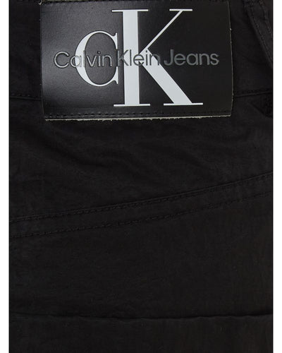 Calvin Klein - Logo Belt High Rise Relaxed Trousers in Black - Logo View