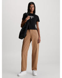 Calvin Klein - Straight Cargo Pants in Tan - Full View