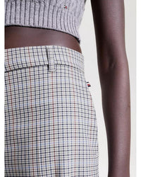 Tommy Hilfiger - Tapered Small Check Pant in Twill - Close View