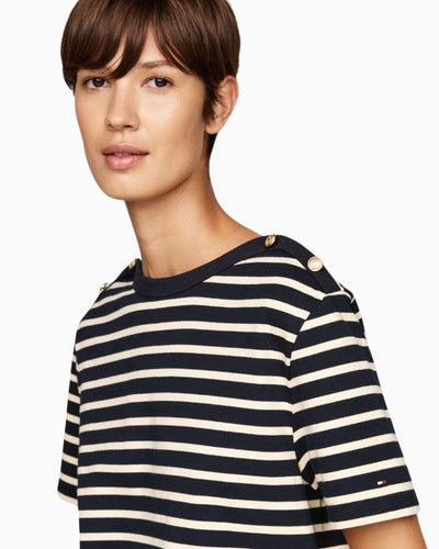 Tommy Hilfiger -  Regular Stripe Top