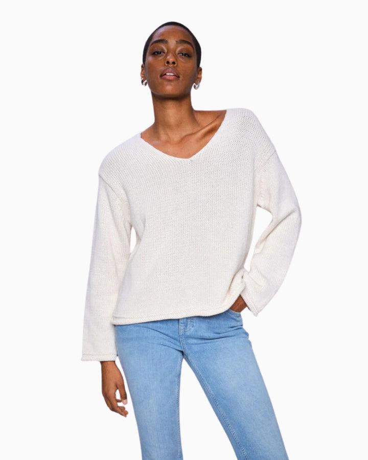 Mos Mosh - Bine LS V-neck Knit