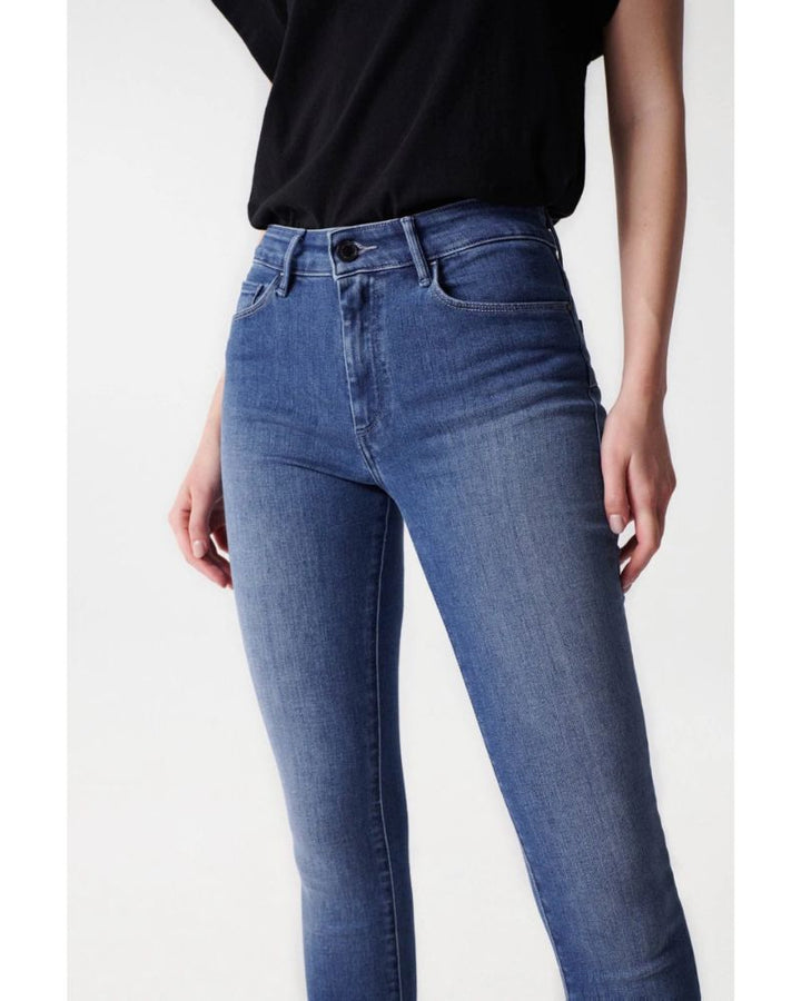 Salsa - Destiny Skinny Jeans in Denim - Front View