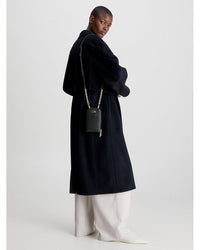 Calvin Klein - Re-Lock Phone Crossbody Bag in Black - Full View