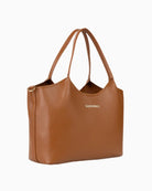 Valentino Shopping Aleksandra cuoio tote bag angled view