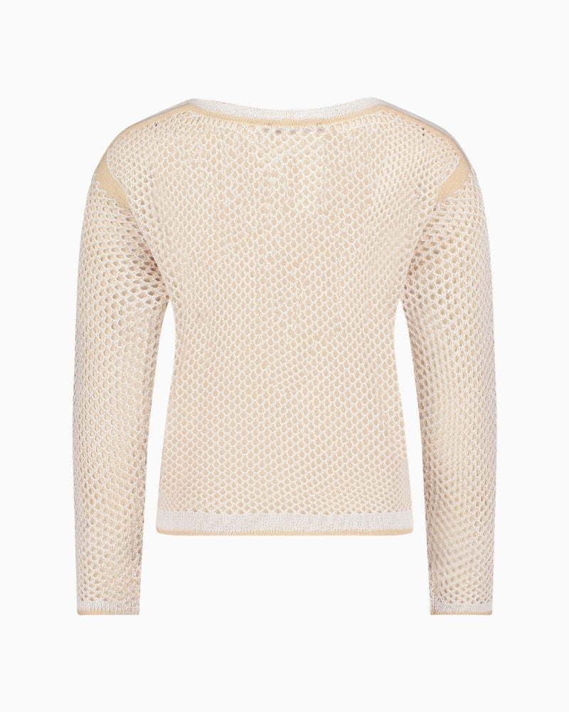 Betty Barclay Knit Jumper cream beige back view