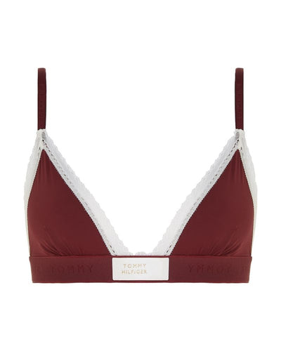 Tommy Hilfiger - Triangle Bra in Rouge - Front View