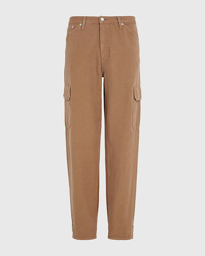Calvin Klein - Straight Cargo Pants in Tan - Front View