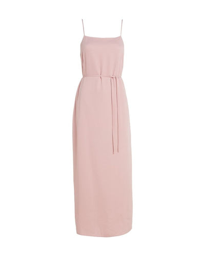 Calvin Klein - Recycled CDC Midi Slip Dress in Mauve - Front View