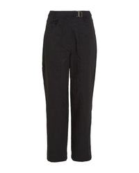 Calvin Klein - Logo Belt High Rise Relaxed Trousers in Black - Front View