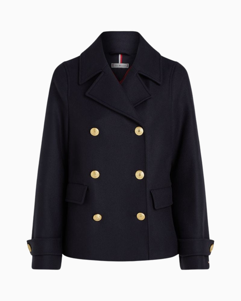 Tommy Hilfiger - Wool Blend Peacoat