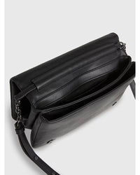 Calvin Klein - Re-Lock Quilt Shoulder Bag in Black - Close View