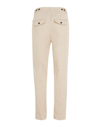 Tommy Hilfiger - Ted Co Twill Chino Pant in Beige - Back View