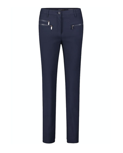 Betty Barclay - Classic Trouser in Navy - Front View
