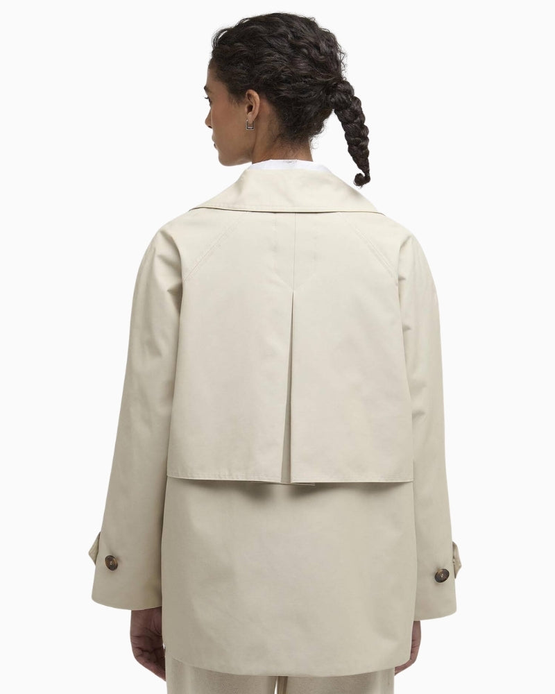 Barbour Maisy showerproof jacket mist back view
