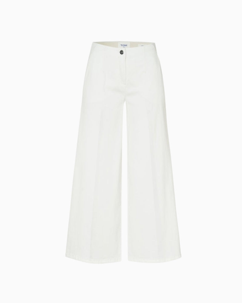 TONI Jenny culotte off white flat front view