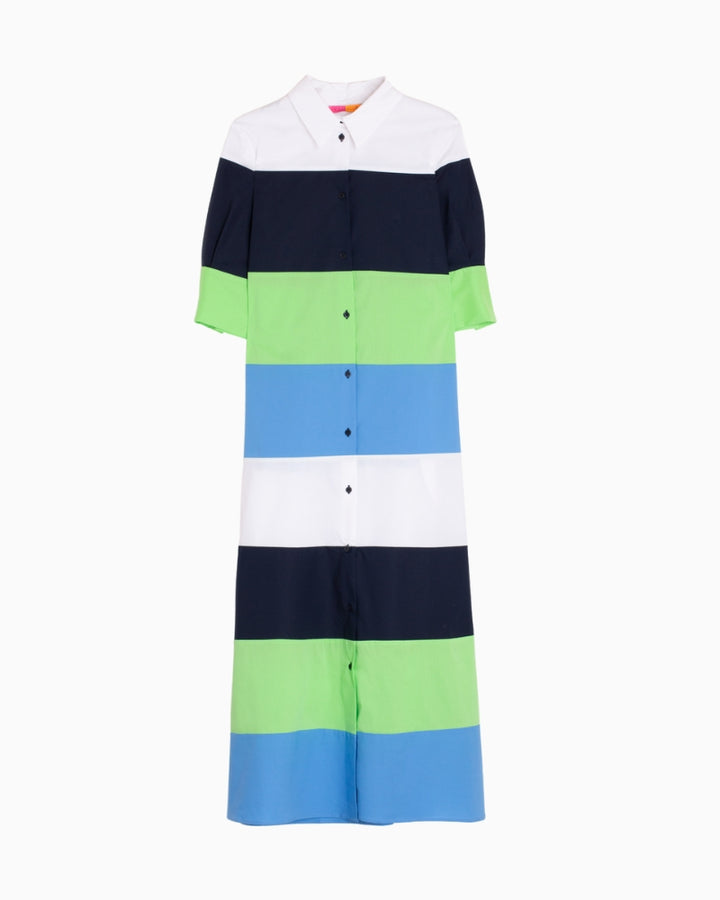 Vilagallo - Stripe Shirt Dress