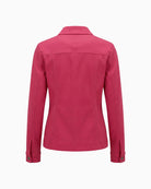 Robell Happy 09 Jacket Raspberry back view – Áines Boutique