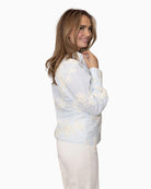 Kimara Jasmin Blouse 2 ciel blue blouse side view