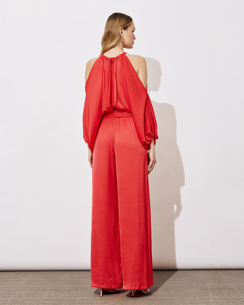 Access - Cut Out Shoulder Jumpsuit