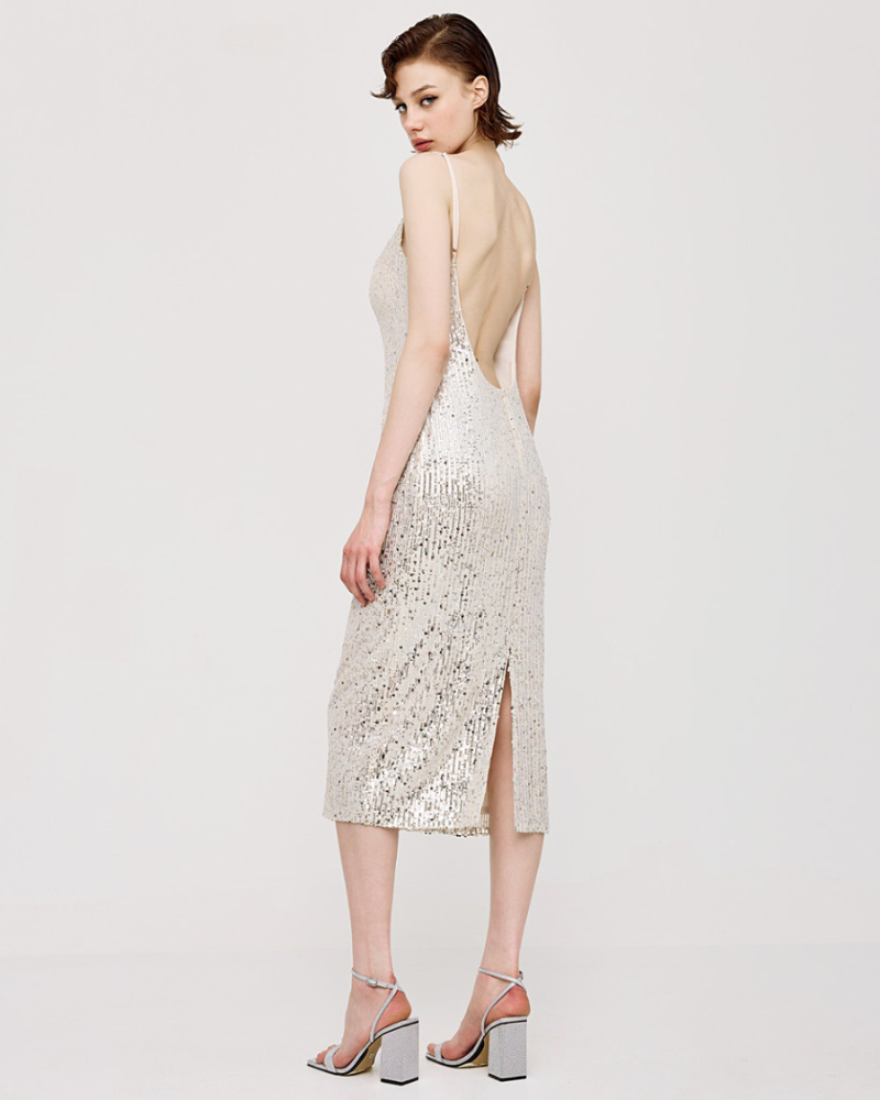 Access - Low Back Sequin Dress 