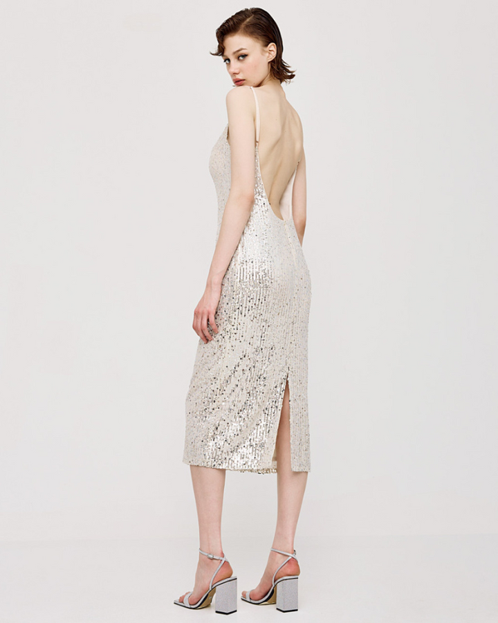 Access - Low Back Sequin Dress 