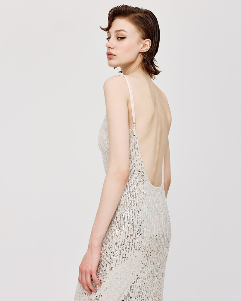 Access - Low Back Sequin Dress 