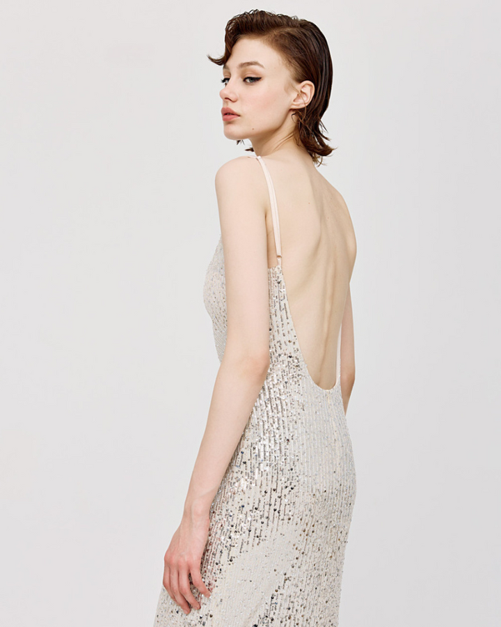 Access - Low Back Sequin Dress 