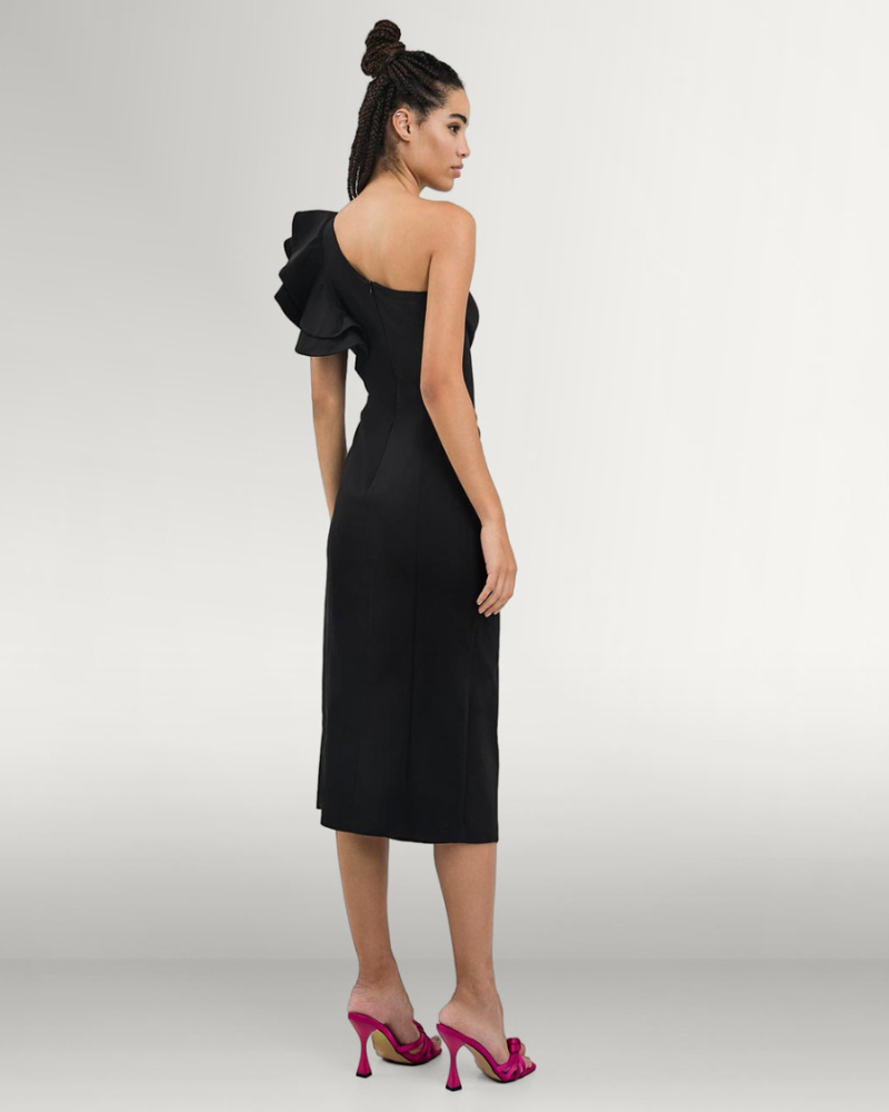 Access - One Shoulder Midi Dress 