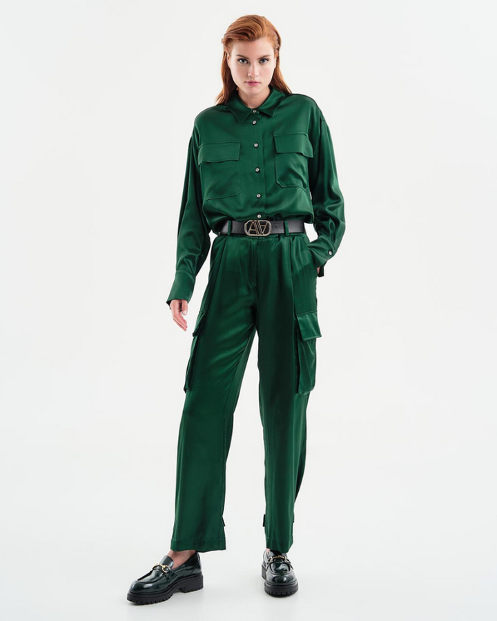 Access - Satin Cargo Pants 