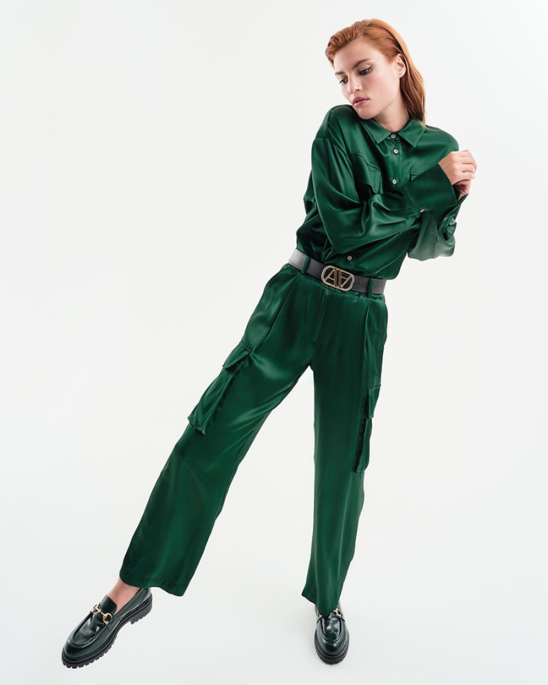 Access - Satin Cargo Pants 