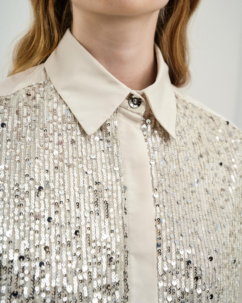 Access - Sequin Short Sleeve Shirt  