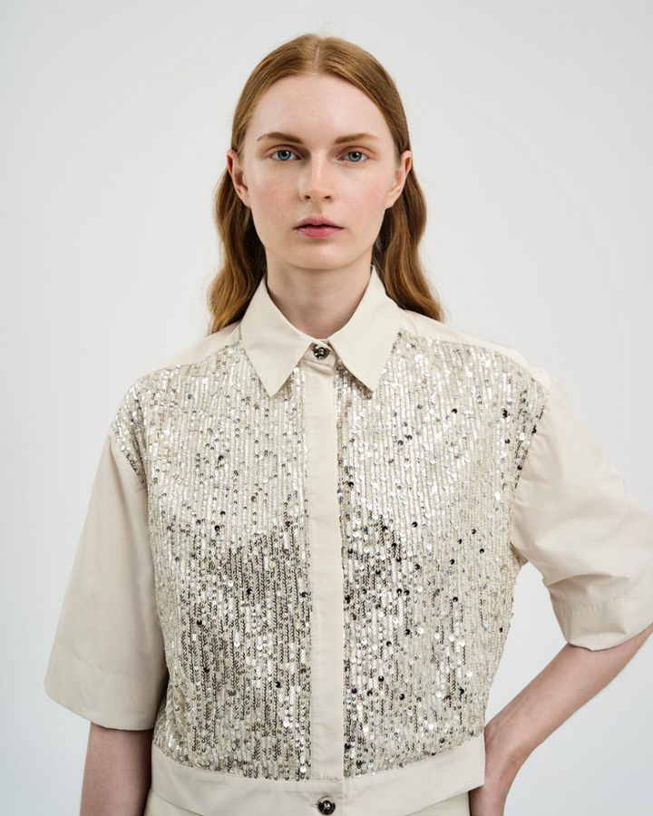 Access - Sequin Short Sleeve Shirt  