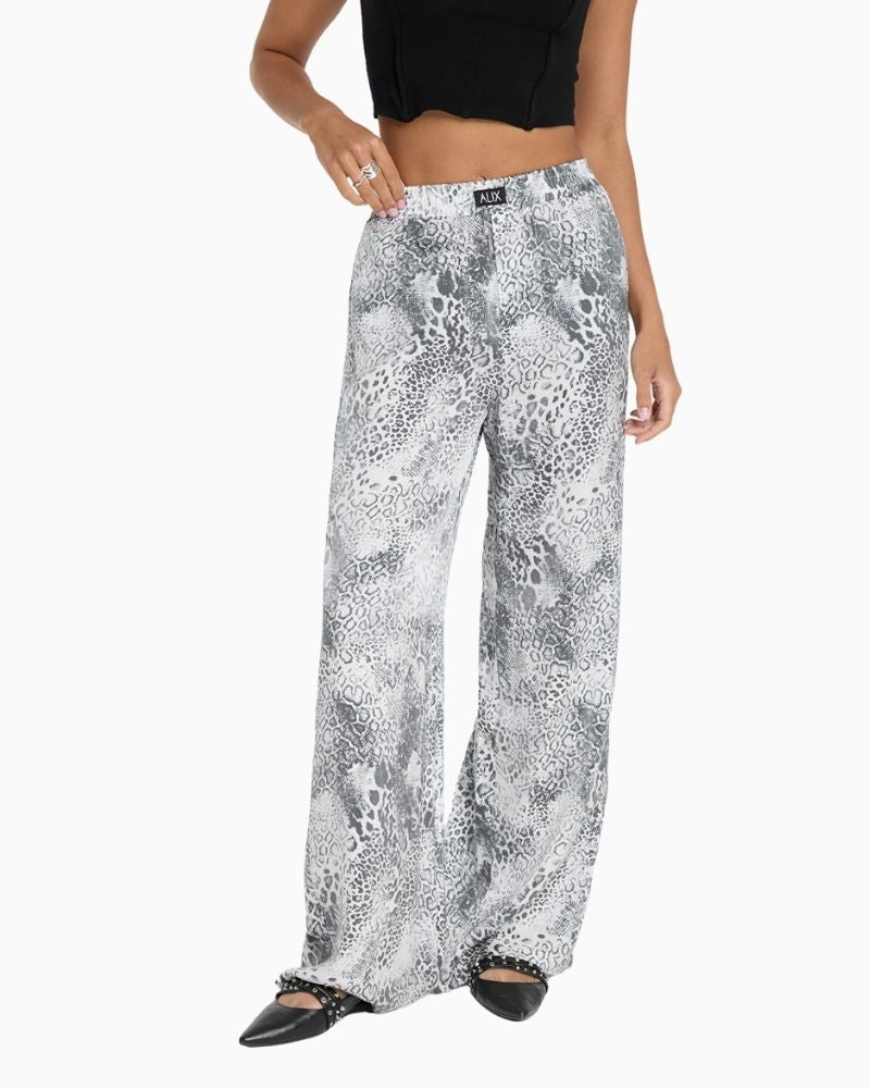 Alix The Lable - Animal Wide Leg Pants