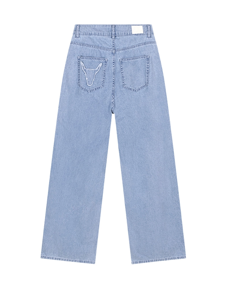 Alix The Label - Chambray Denim Pants