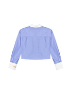 Alix The Label - Cropped Stripe Blouse