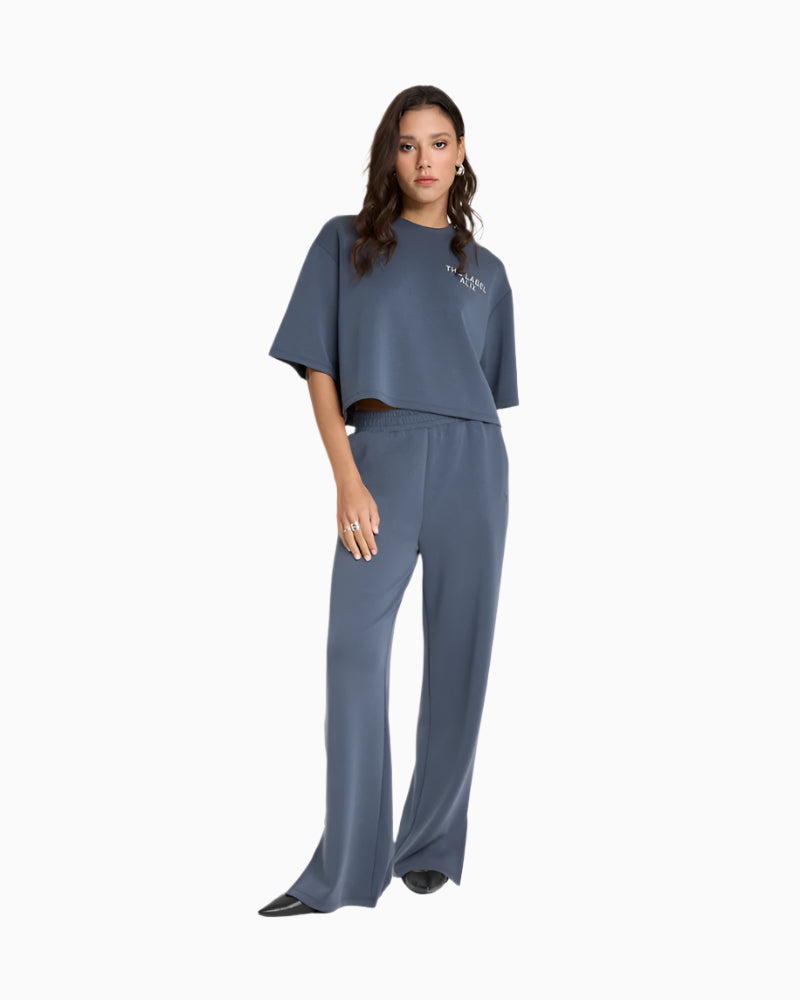 Alix The Label - Flowy Side Slit Pants