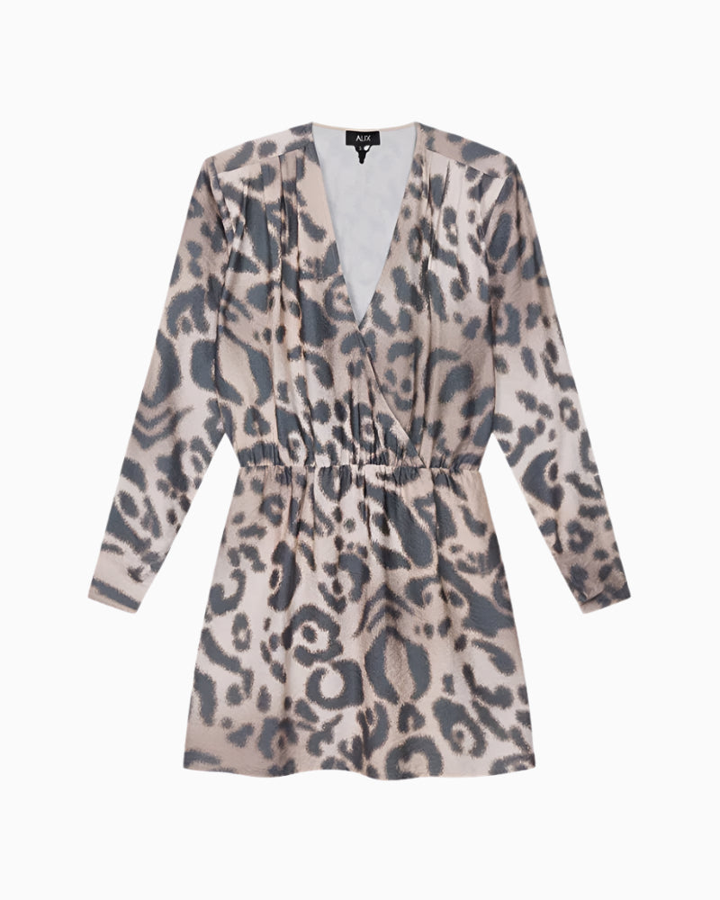 Alix The Label - Jaguar Fake Wrap Dress