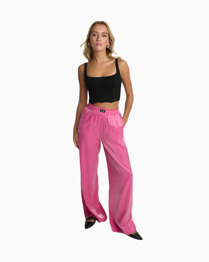 Alix The Label - Shine Wide Leg Pants