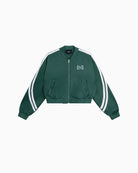 Alix The Label Tapes Training Jacket green chest logo detail